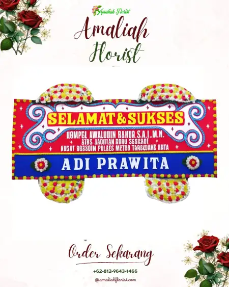 Papan Bunga Ucapan Selamat Sudimoroharjo